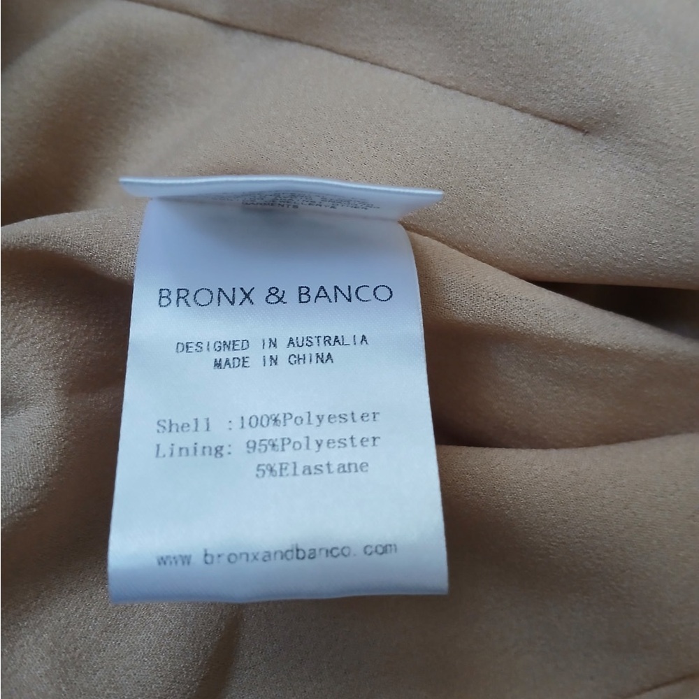 Bronx and Banco Strapless Black and Brown Dress - Picture 5 of 13